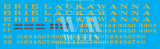 HO Scale Lackawanna MU High Roof Trailer Coach Decals