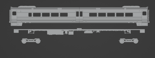 HO Scale Comet V Trailer Coach Kit